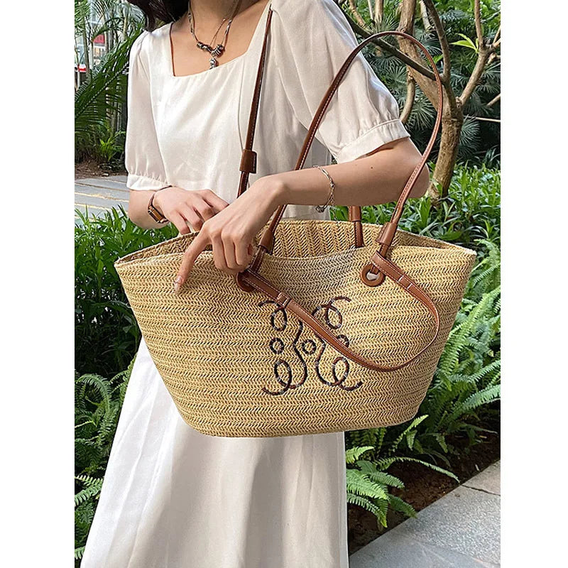 Jill-Ann | Large Handmade Boho Beach Bag