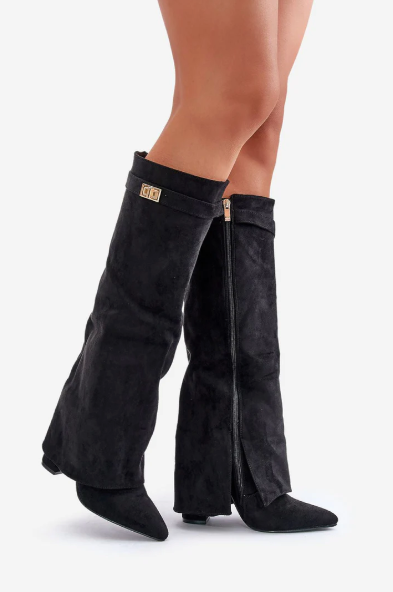 Zohra | Flap-Detail High Boots