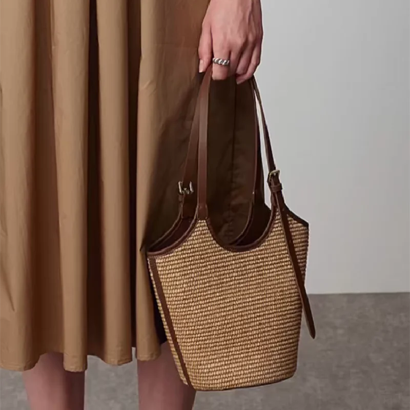 Mexxi | Boho Shopper for Women - Handmade Rattan Beach Bag
