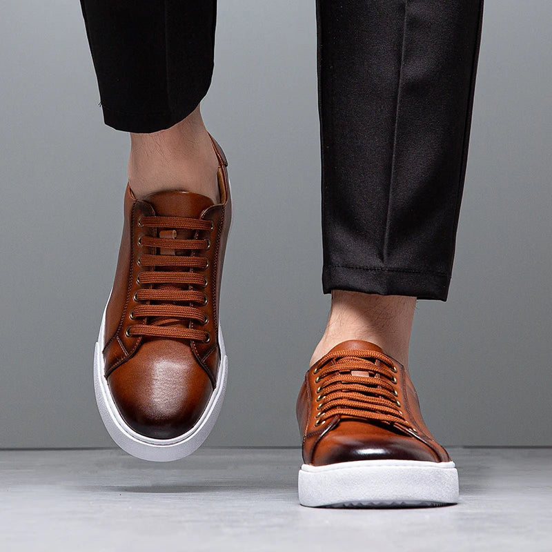 Carter™ - Cozy Leather Sneakers