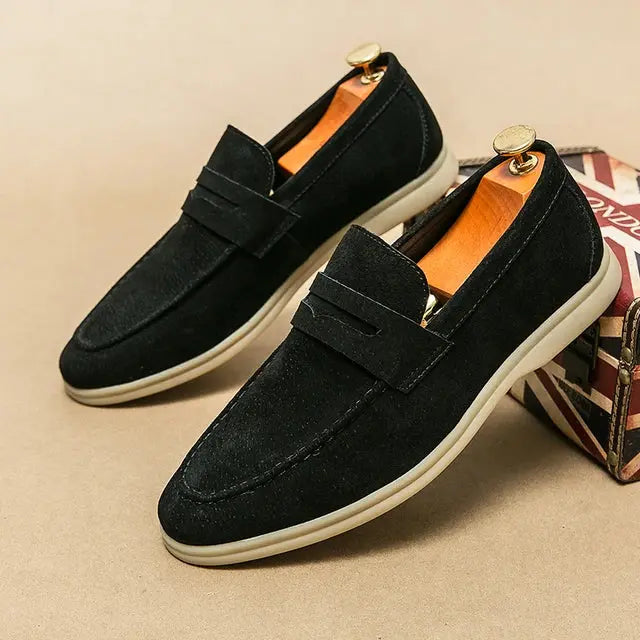 James™ - Chic Lace-Up Loafers