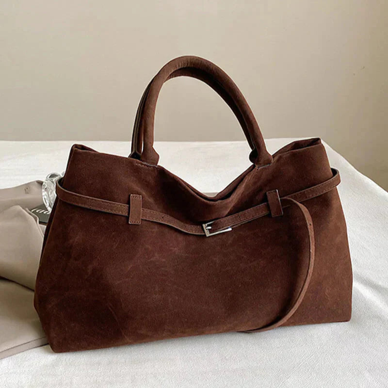 Juley | Luxe Vegan Suede Shoulder Bag
