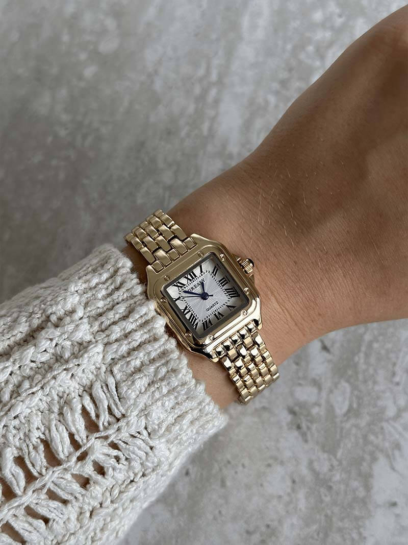 Vanora Vintage Women's Quartz Watch – Available in Gold or Silver