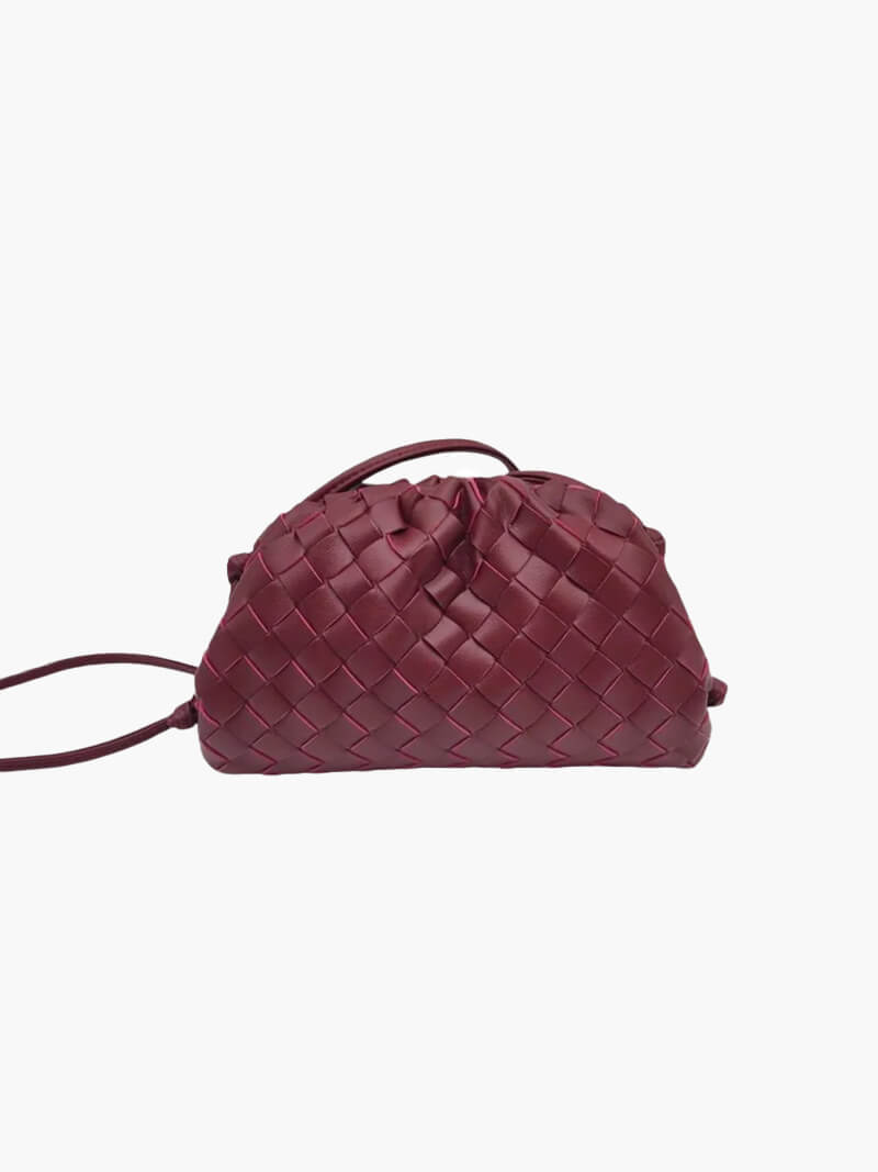 Voletta | Mini Woven Vegan Leather Bag – Elegant & Practical