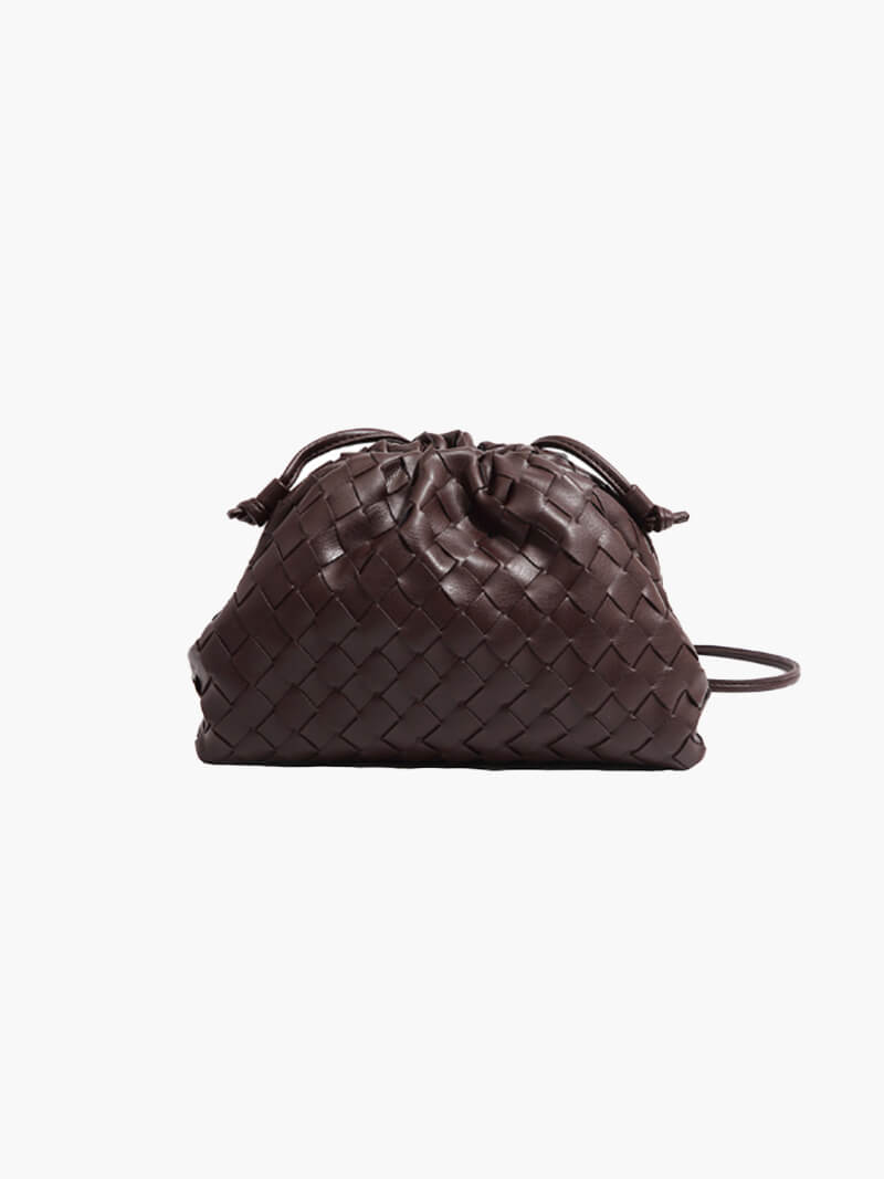 Voletta | Mini Woven Vegan Leather Bag – Elegant & Practical