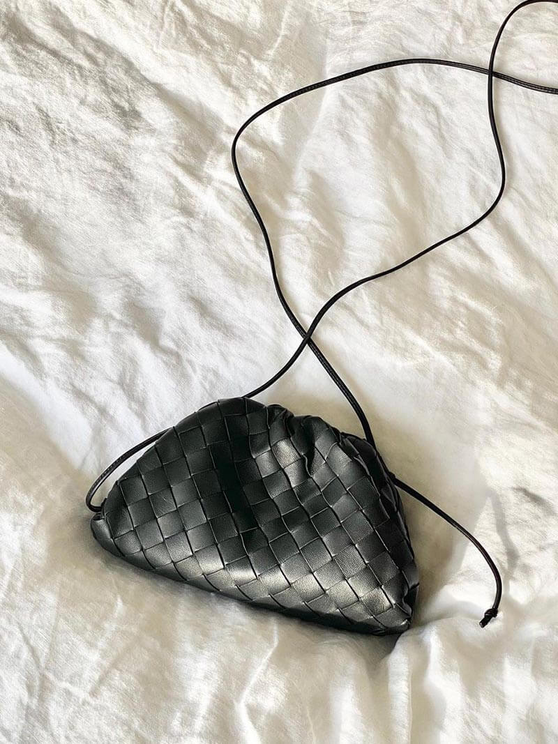 Voletta | Mini Woven Vegan Leather Bag – Elegant & Practical
