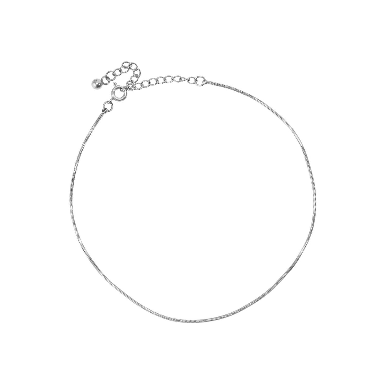 Moon | Delicate Gold and Silver Thin Anklet