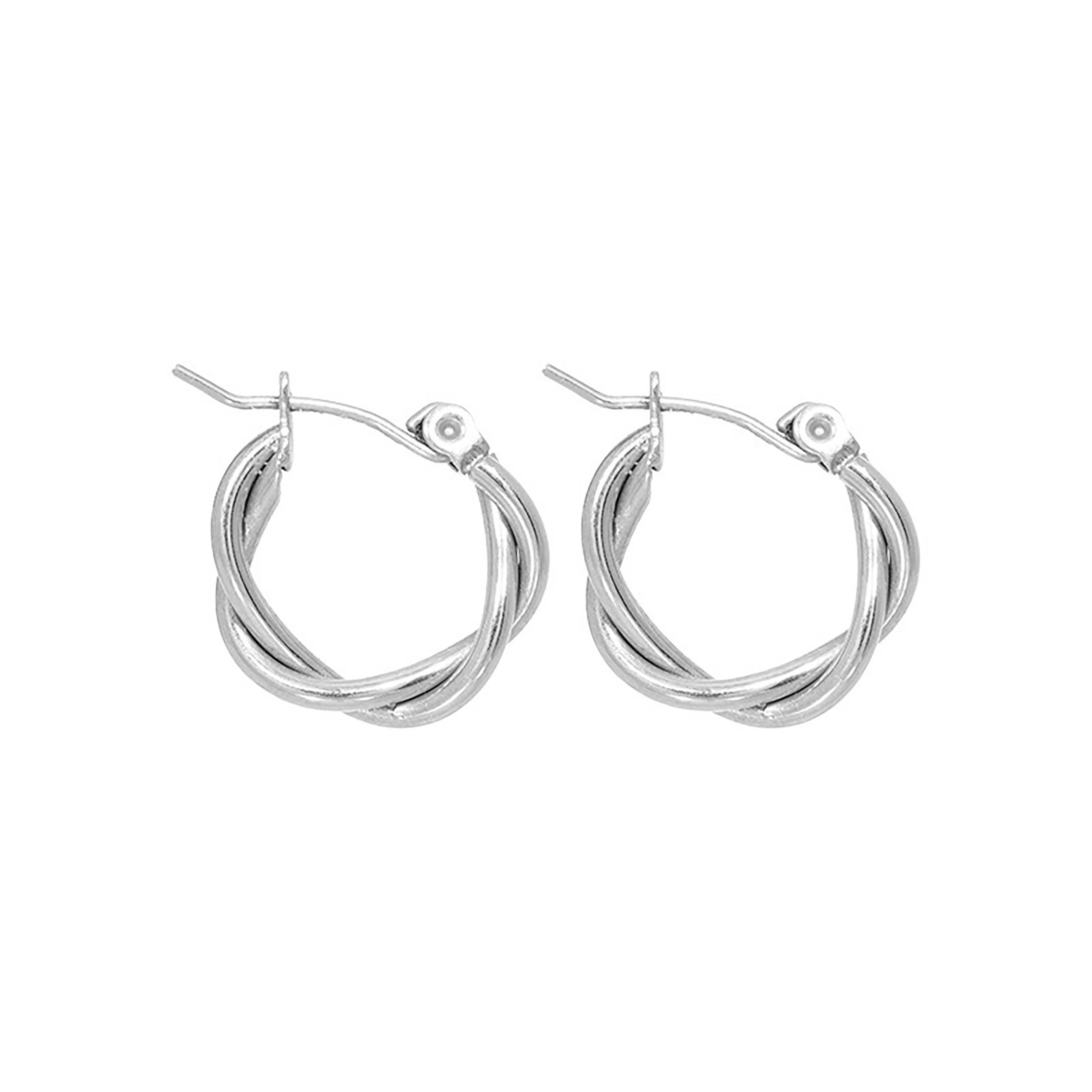 Tasja | Chic Twisted Mini Hoop Earrings