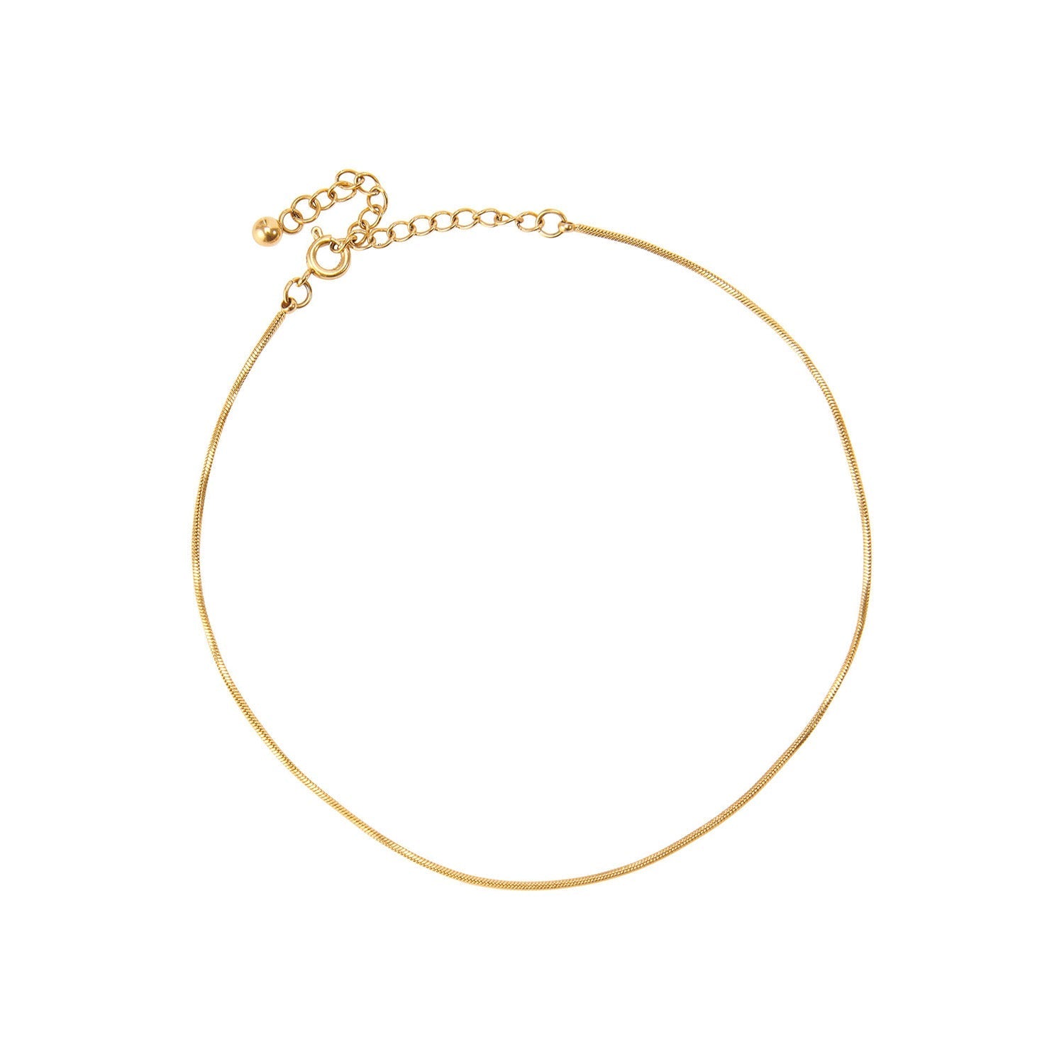 Moon | Delicate Gold and Silver Thin Anklet