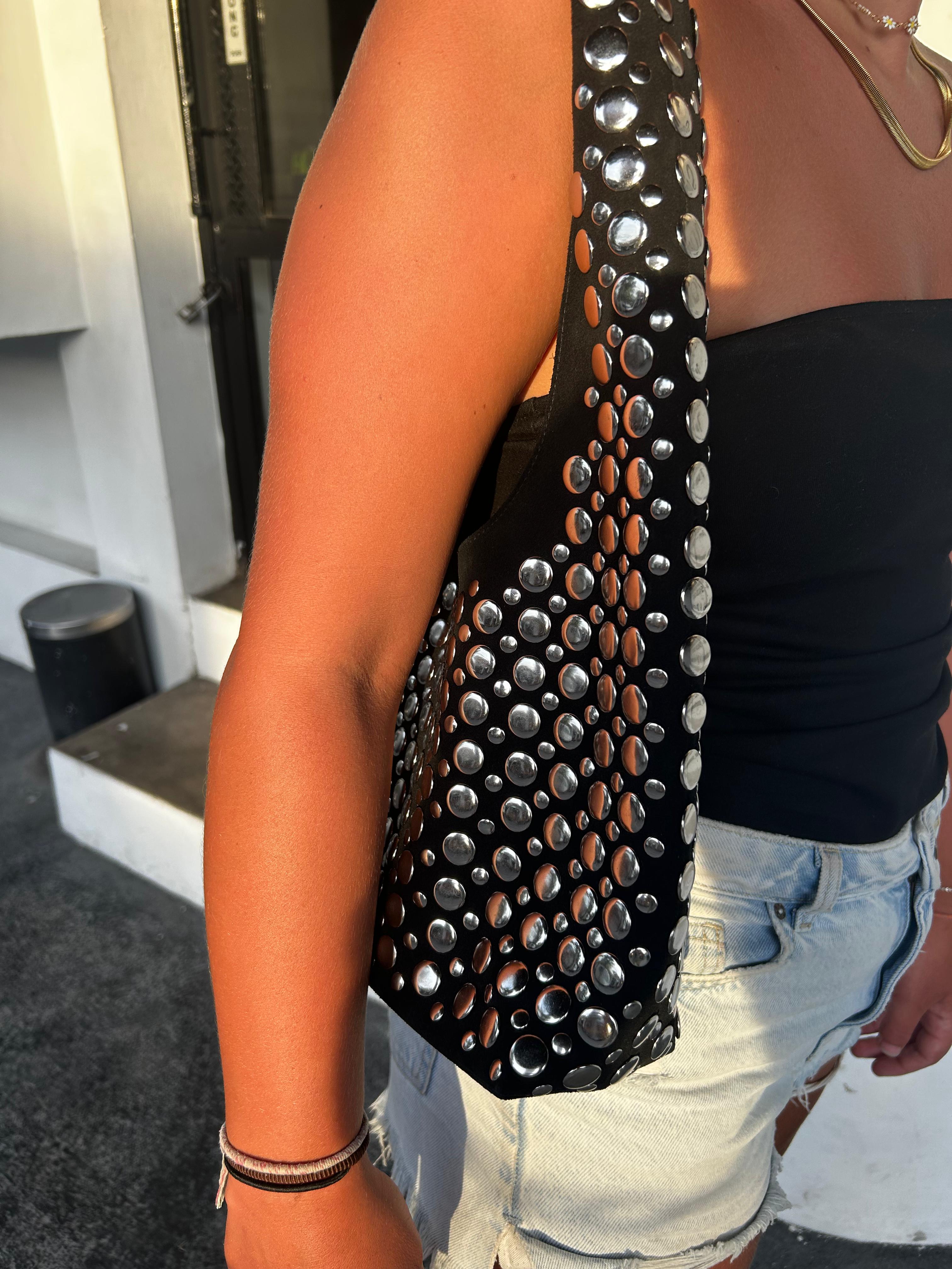 Jules | Trendy Shoulder Bag with Studs