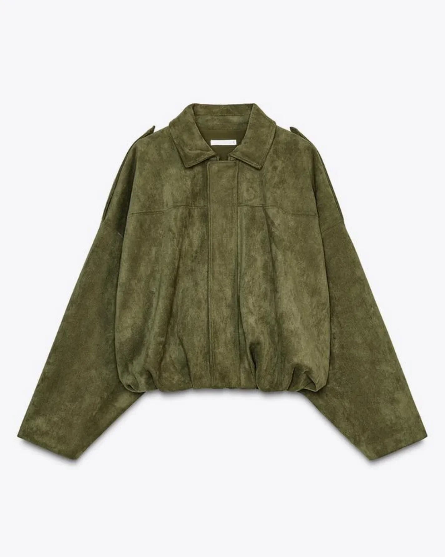 Fabiane | Oversized Suede Leather Jacket for Women – Warm & Stylish