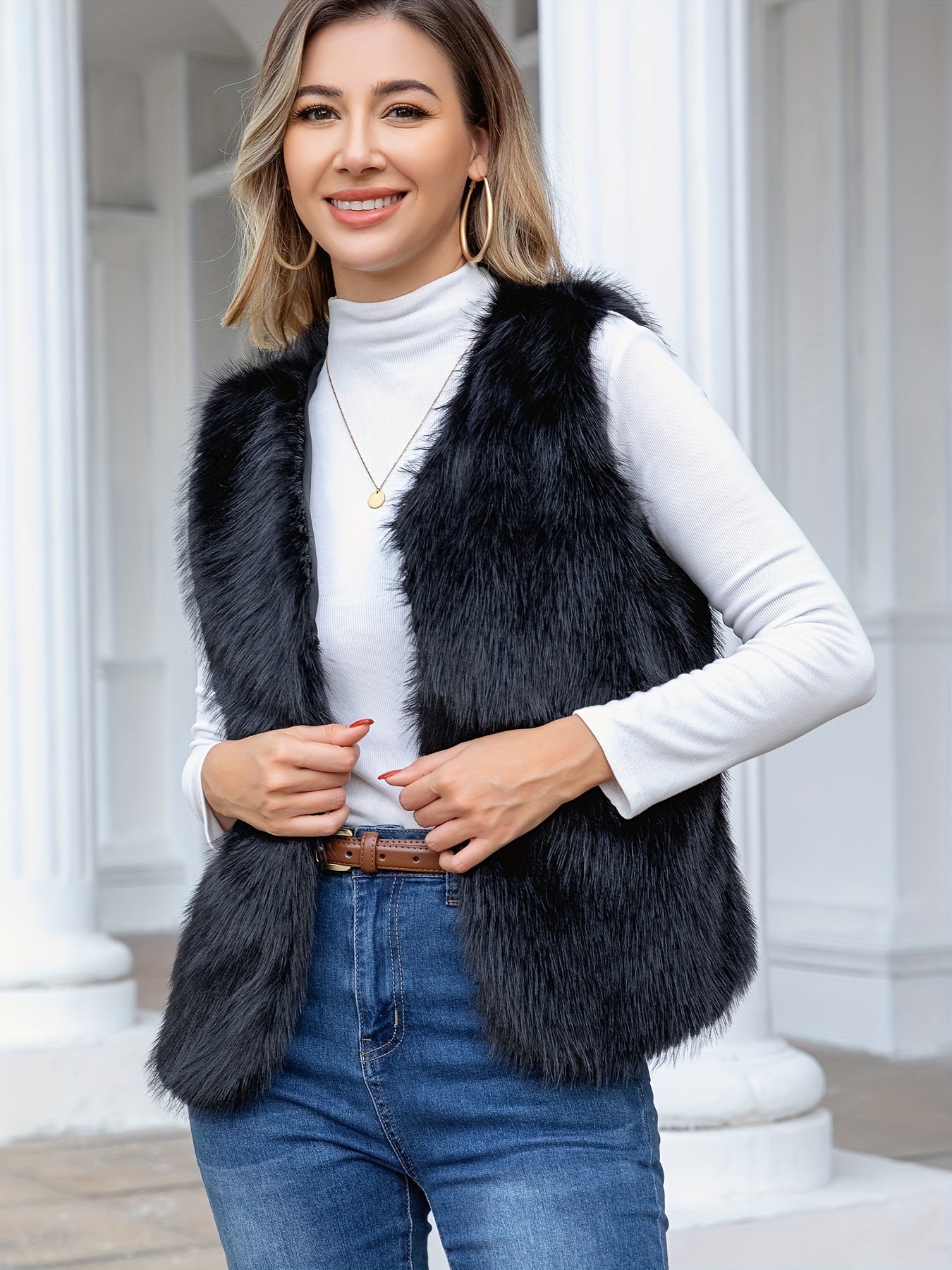 Belia | Chic Faux Fur Gilet