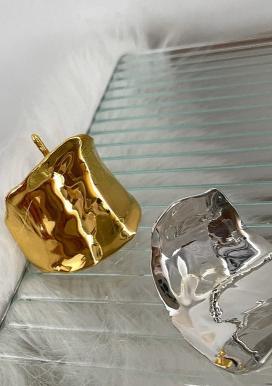 Ilana | Sleek Minimalist Hair Cuff – Available in Gold or Silver