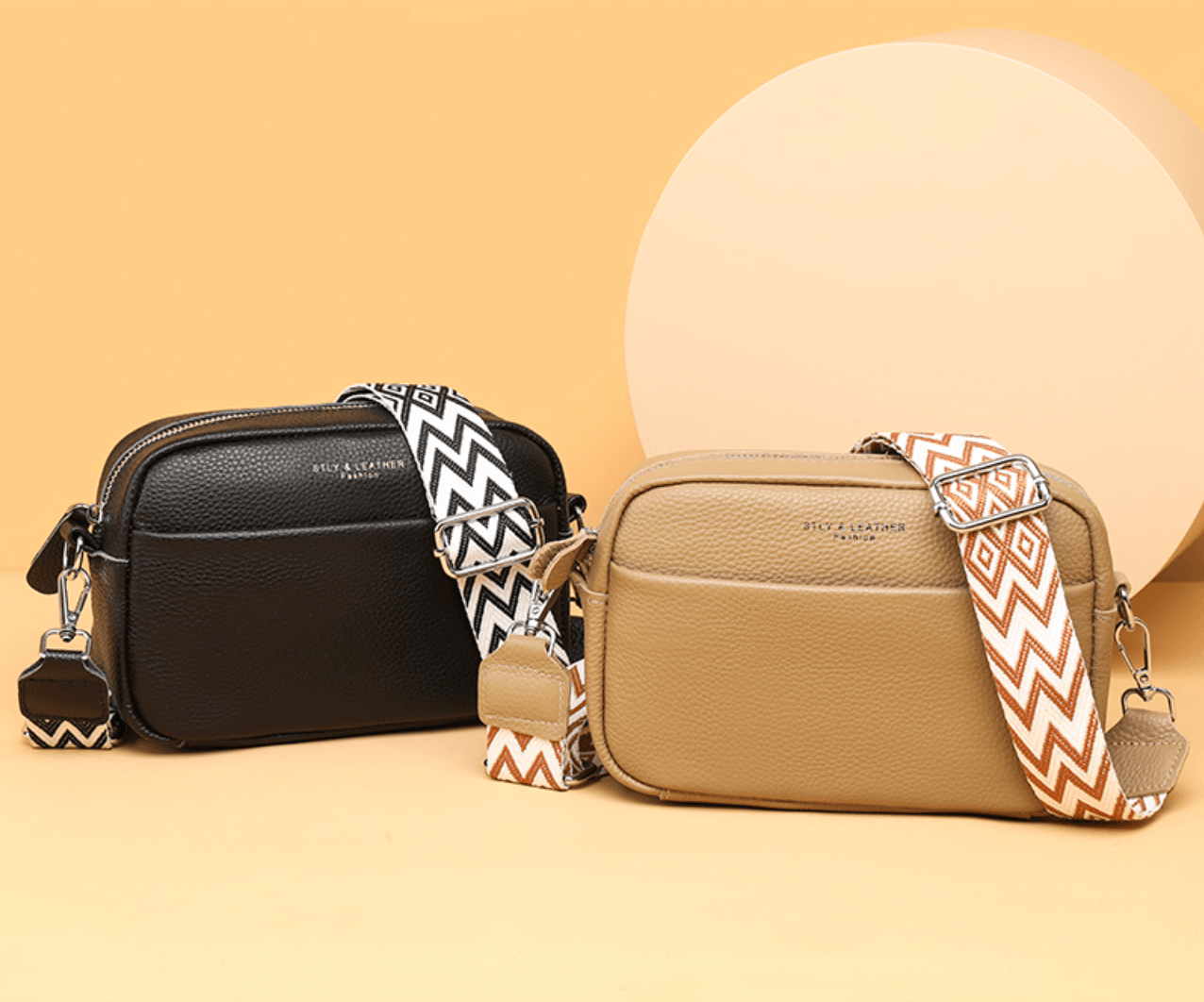 Carlota | Leather Crossbody Bag for Women
