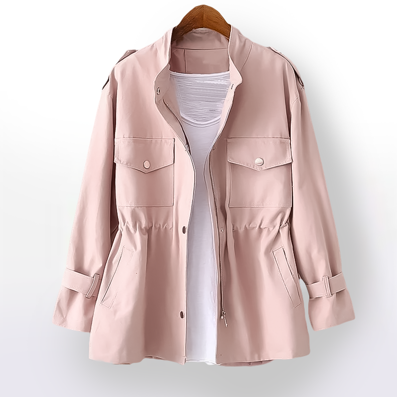 Lizanne | Cotton Blend Trench Coat for Women