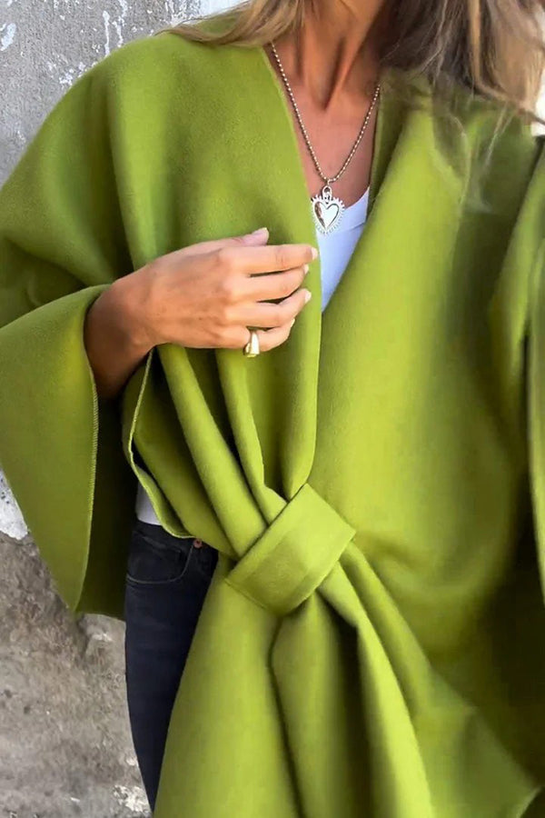 Alisa | Fashionable Women's Cape Shawl – Elegant Open Style Jacket