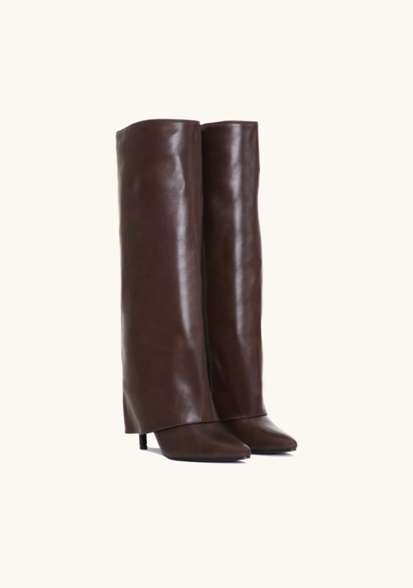 Hanna | Women's Vegan Leather Boots with 9cm Heel