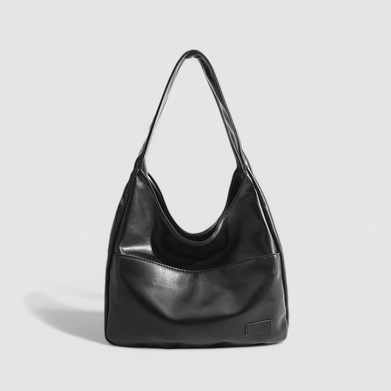 Nouri | Shoulder Bag Made of High-Quality Vegan Leather with Gold Details