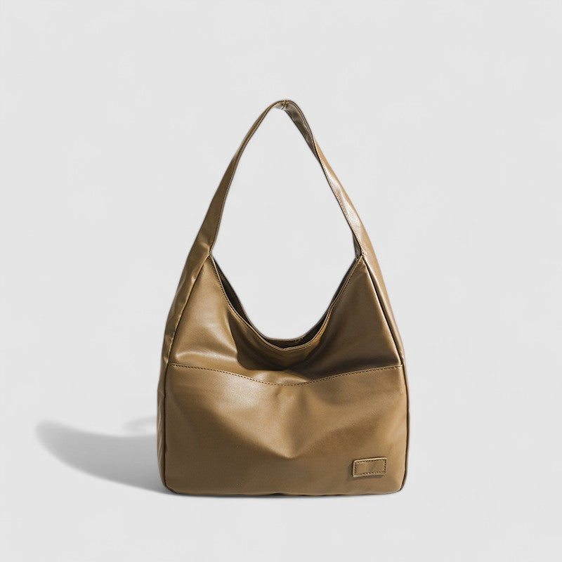 Nouri | Shoulder Bag Made of High-Quality Vegan Leather with Gold Details