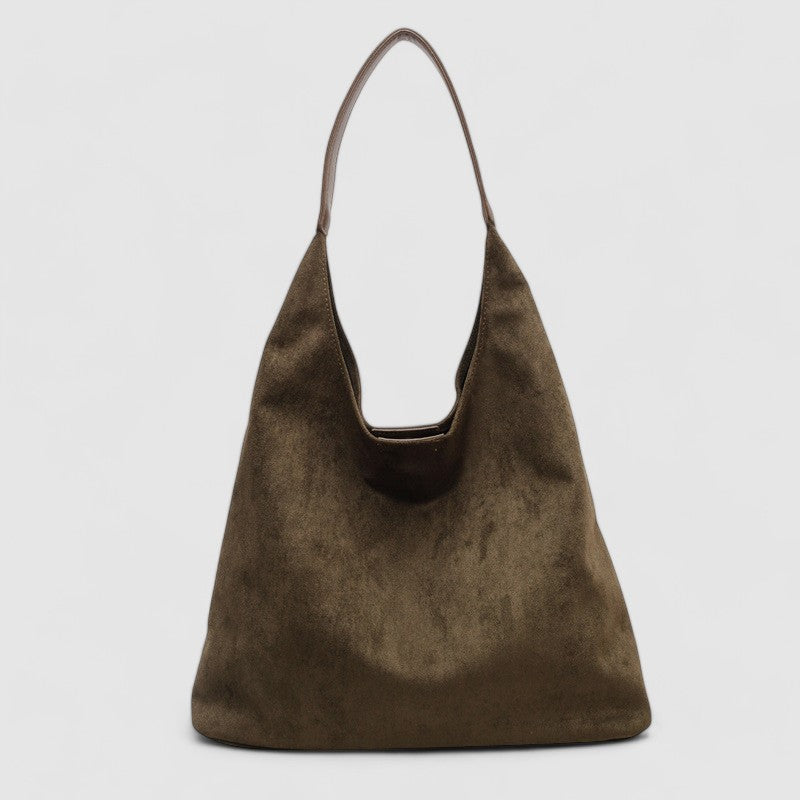Luka | Vegan Leather Suede Shoulder Bag