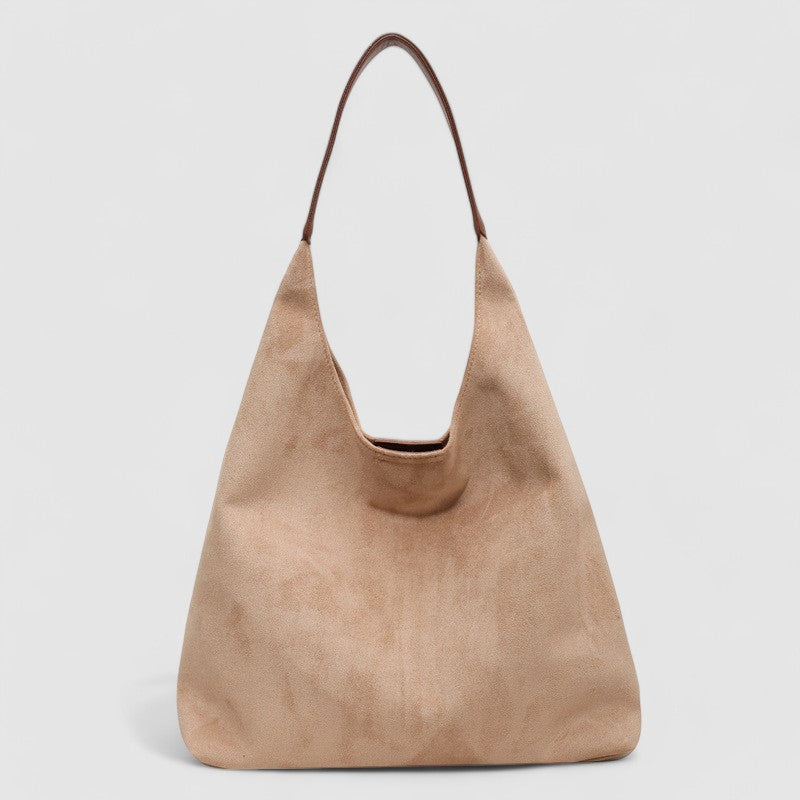 Luka | Vegan Leather Suede Shoulder Bag
