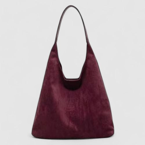 Luka | Vegan Leather Suede Shoulder Bag
