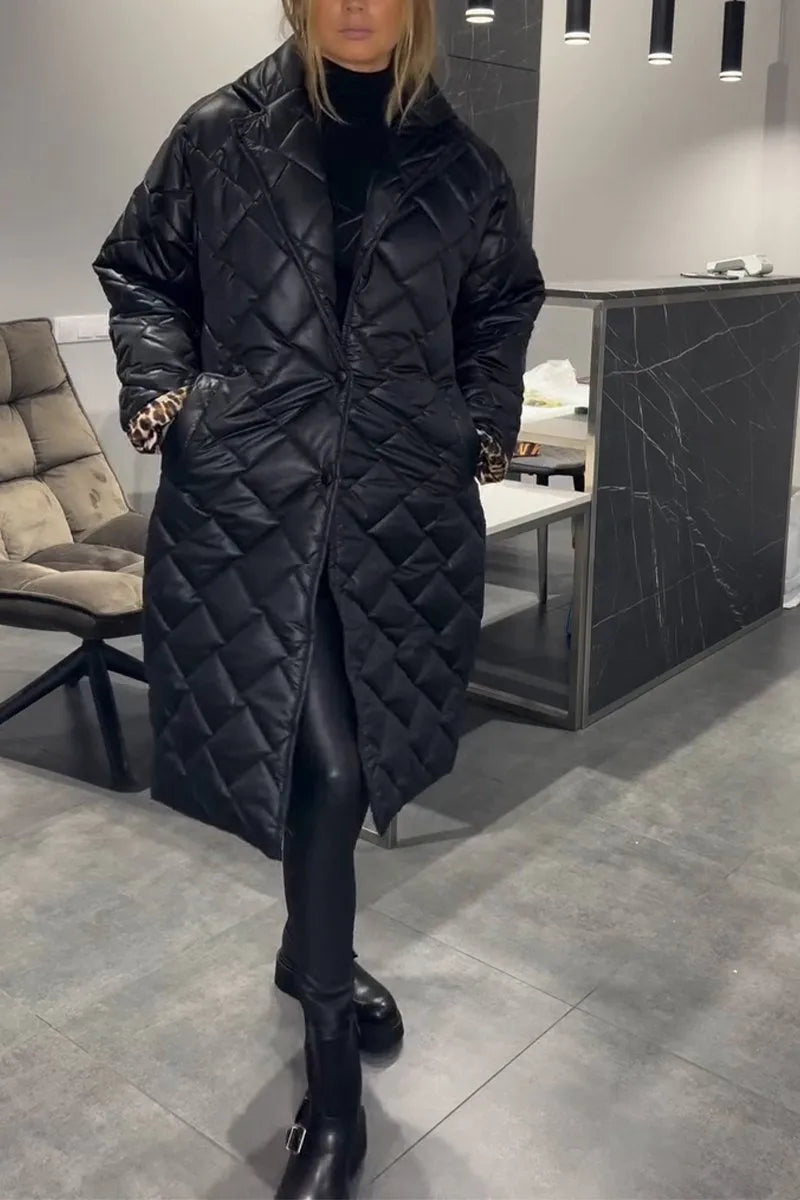 Helena | Timeless Mid-Length Quilted Coat