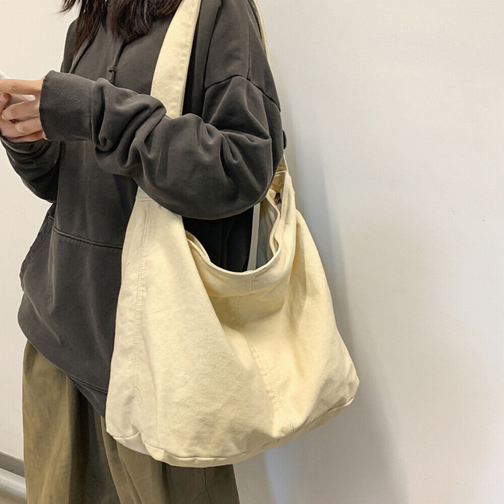 Margaux | Stylish Oversized Canvas Shoulder Bag
