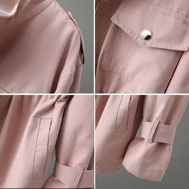 Lizanne | Cotton Blend Trench Coat for Women